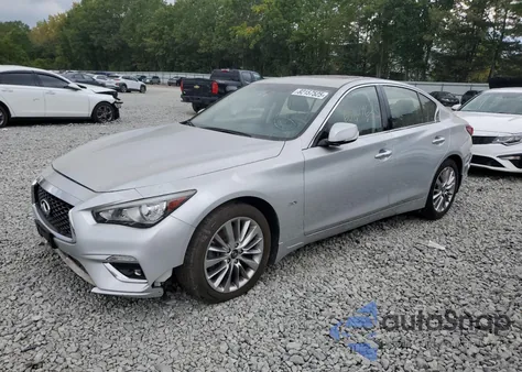 2019 Infiniti Q50 Red Sport 400 z USA, uszkodzony, nr VIN JN1FV7AR8KM593330